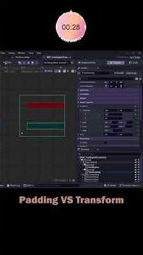 UE5.5 - Padding vs Render Transform