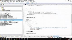 spring cloud 使用基础三 Config 配置中心 application.yml配置文件下载