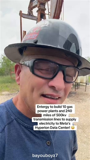 Meta is building 10 gas-fired power plants in rural Louisiana just to power one AI campus..The AI industry needed power at a scale no existing grid could handle..A campus consuming 7+ gigawatts does not plug into an outlet.. It requires building the infrastructure of a mid-sized nation from scratch..→ 10 gas plants totaling 7.5 GW.. That is more than 30% of Louisiana's entire grid, added by one company→ The Hyperion campus spans 3,650 acres in Richland Parish with $27B in total development costs