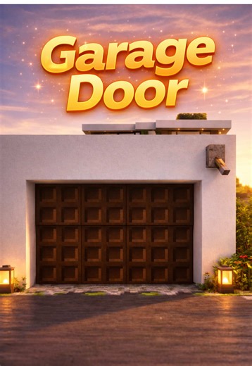 MINECRAFT Garage Door 🚪 #minecraft #minecraftbuilding #minecraftbuildingidea #minecrafttiktok #minecrafttips
