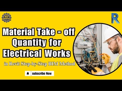 Material Take-Off Quantity for Electrical Work in Revit | BOQ & Scheduling Tutorial
