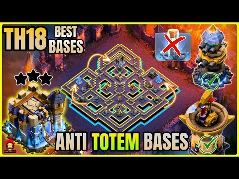 *ANTI TOTEM BASE*🔥TOWN HALL 18 Th18 WAR BASE With Link | TH18 LEGEND Base With Link | Clash of clans