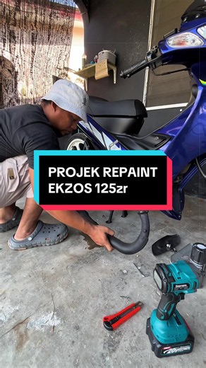 Repaint Ekzos 125ZR: Cara Mudah Dengan Hi Temp Samurai