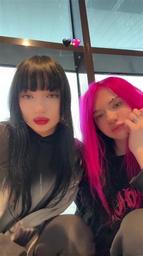 Emhorny & Sasha Razval: Black Pink Heart Aesthetic