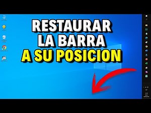 How to Restore the Taskbar in Windows ✔