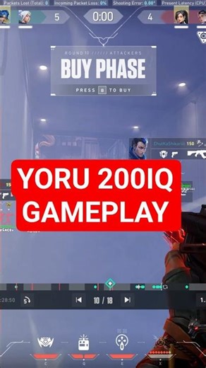 YORU 200IQ gameplay #shorts #valorant