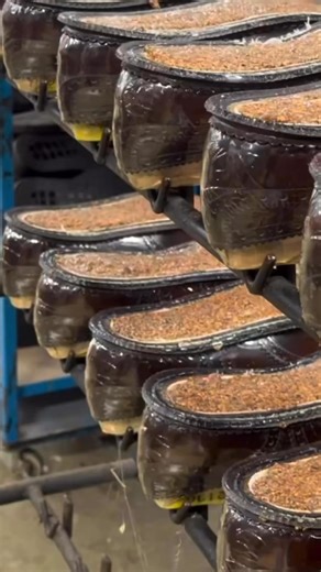 The Goodyear Welted Construction is the height of English shoemaking. Invented in 1871, it is a traditional technique we have been using for years which involves stitching a leather welt to both the upper and the sole, creating a strong, flexible bond that can easily be resoled when needed. A layer of cork is added to provide good insulation and breathability as well as comfort and flexibility, as it moulds to the shape of your foot over time. It's a time-consuming process that requires skill an