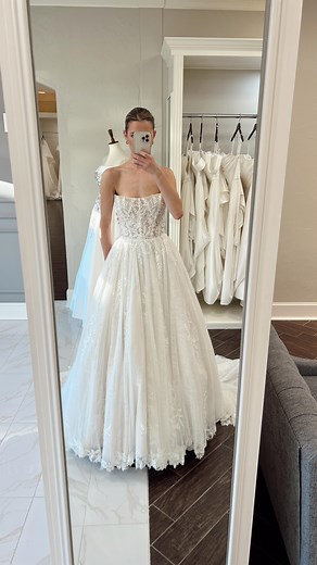For the bride who wants to be a princess 🤩 Where are our ballgown brides? Comment your favorite below! 🤍 #bride #bridal #wedding #weddingdress #weddinginspo #dressshopping #ballgown #princessdiaries | Ellis Bridal