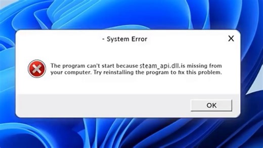 Solved - Steam_api.dll is missing and not found On Windows 11 / 10 / 8 / 7