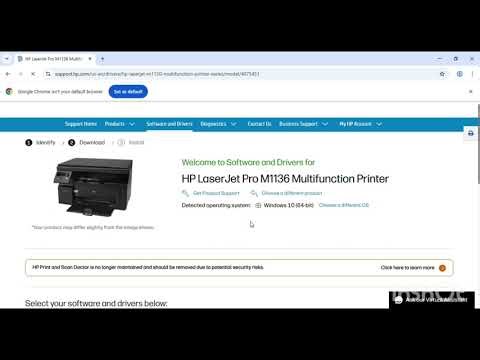 How to Download & install hp laserjetm1136 mfp driver | How to Install PrinterDriver For Hp M1136