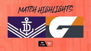 AFLW Match Highlights: Fremantle v GWS