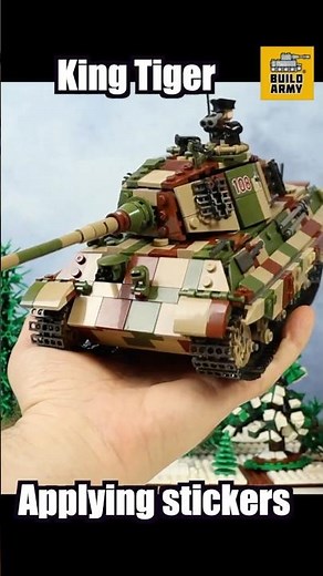 Lego WW2 King Tiger (Tiger II) #shorts #legoww2