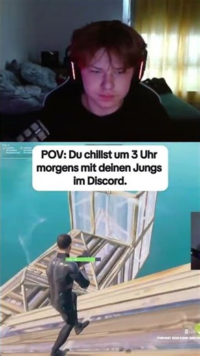 POV: Du chillst um 3 Uhr morgens mit deinen Jungs im Discord. 😭😭 #twitch #viral #fortnite