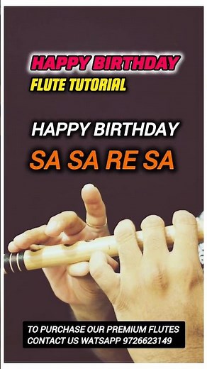 Play Happy Birthday on Flute – Easy Tutorial #learnflute