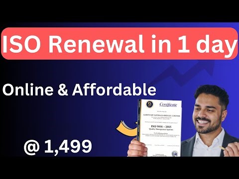 ISO Renewal Online in India 2025 Renew ISO Certificate in 1 Day LegalTax