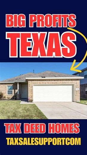 How Did This Practically New House Sell for $101,000? TEXAS #taxsale