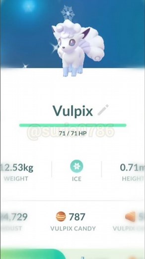 Evolving cute shiny Fox ✨ || Vulpix community day #pokemon #anime #gaming