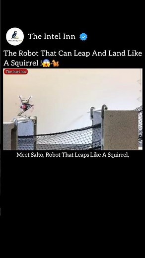 The Robot That Can Leap And Land Like A Squirrel! 😱🐿 #Robotics #ArtificialIntelligence
