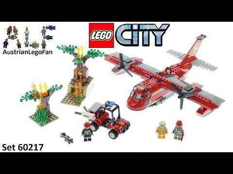 Lego City 60217 Fire Plane Speed Build