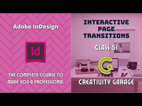 Adobe InDesign Course - Class 51 (Interactive Page Transitions)