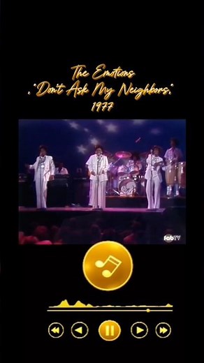 The Emotions, "Don't Ask My Neighbors," 1977 #musichistory #soulmusic