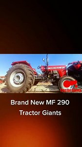 51 shares | Brand new MF 290 for sale available at Tractor Giants...