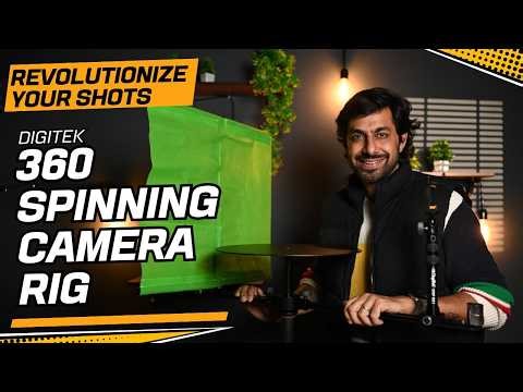 Perfect 360° Rotations for Stunning Videos - Digitek Rotating Plate for Phones and Dslr
