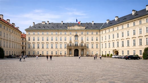 Exploring Prague Castle grounds