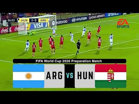 World Cup 26 | Argentina vs Hungary | FIFA WC26 Preparation Football Match | EA FIFA23 Gameplay