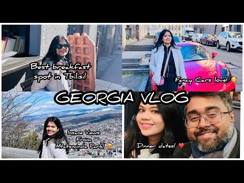 GEORGIA VLOG🥰 - Part 5| TBILISI - Dry Bridge Market, Coziest AIR BNB, Mtatsminda Park & More!🧿 ❤️ 😍