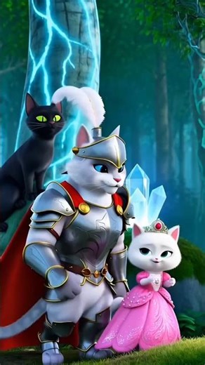Princess Cat vs Devil Cat | AI 3D Cat Story. #viral