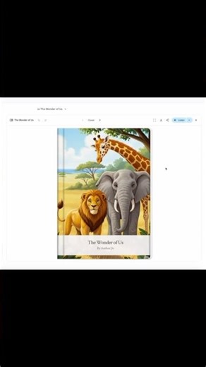 Create a Kids Storybook in Just 60 Seconds