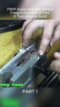 70HP Supercharged Harbor Freight Predator 670cc V Twin Engine Build Part 1