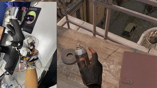 VR力反馈手套（游戏控制）