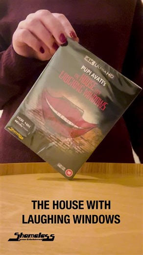 POV: you’re unboxing one of the most unsettling Italian horrors ever made. The House with Laughing Windows is now available on 4K-UHD, complete with art cards and an exclusive booklet. Get yours today! #thehousewithlaughingwindows #4kuhd #giallo