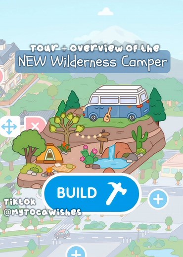 Explore the New Wilderness Camper Van Pack in Toca Boca