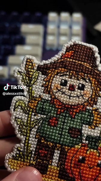 Fall-Inspired Cross Stitch Patterns for Halloween