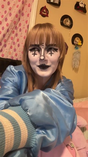 Tried trad goth makeup for the first time #goth #tradgoth