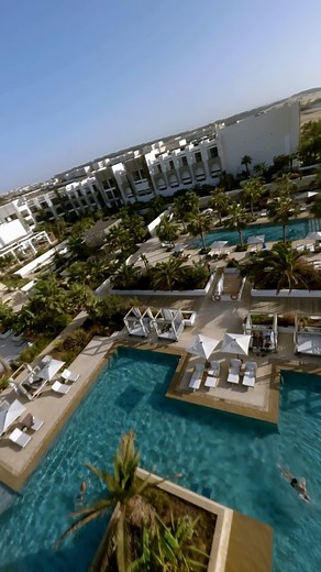 From sparkling pools to sun-kissed beaches, Agadir invites you to the ultimate aquatic adventure. 🌊🏖️ | Visit Morocco