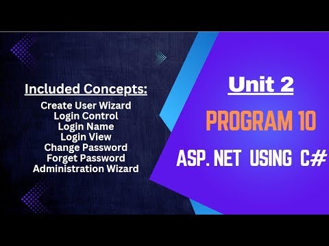 Unit:2 Program:10 ASP.NET using C#