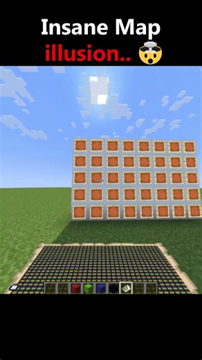 Minecraft insane Map illusion 🤯
