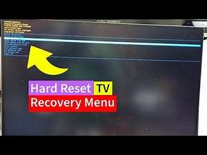 How to Hard Reset OnePlus TV via Android Recovery Menu | Google TV Android TV OS