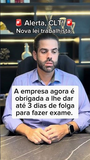 NOVA LEI TRABALHISTA 2026: isso muda a forma como você cuida da sua saúde!