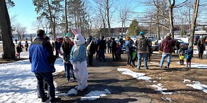 Presque Isle Easter egg hunt gathers community