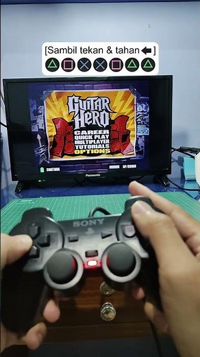 cara cheat all item guitar hero ps2
