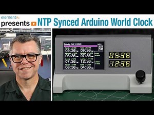 #IoT #Arduino NTP World Clock with SPI Display