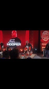 250lbs dumbbell press - 275lbs stone press - 430lbs log press at the Arnold Strongman Classic #arnold #logpress #arnoldstrongmanclassic #strongman #arnoldclassic | Mitchell Hooper