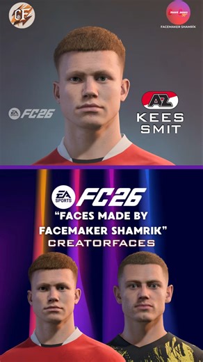FC26 Custom Faces by Facemaker Shamrik (NEW) #shorts