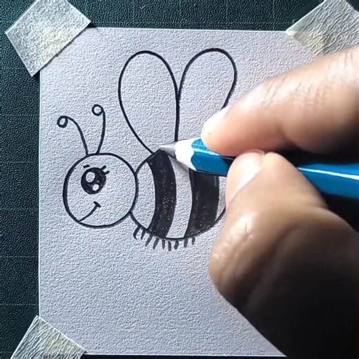 261K views · 1.9K reactions | How to draw a bee | All About Art | Facebook