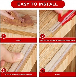 Multifunctionele Hoekbeschermer Transparant -Tafelbeschermer- 6 Meter - Hoek/Rand... | bol